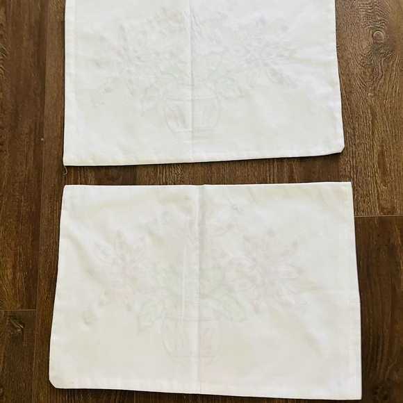 Festive Floral Embroidered Throw Pillows - Set of 2 18/25 Inches - Picture 11 of 11